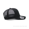 Bestickter schwarzer Trucker -Hut